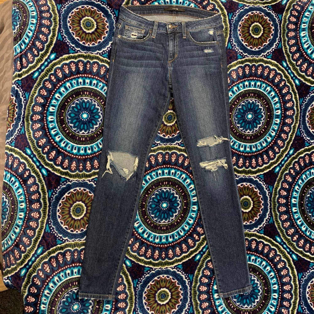 Joes Ripped Skinny Jean Vidika Dark Wash - 27